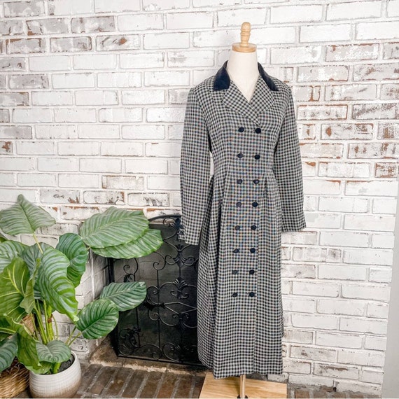 Vintage 90s Bedford Fair Lifestyles Plaid Gingham… - image 1