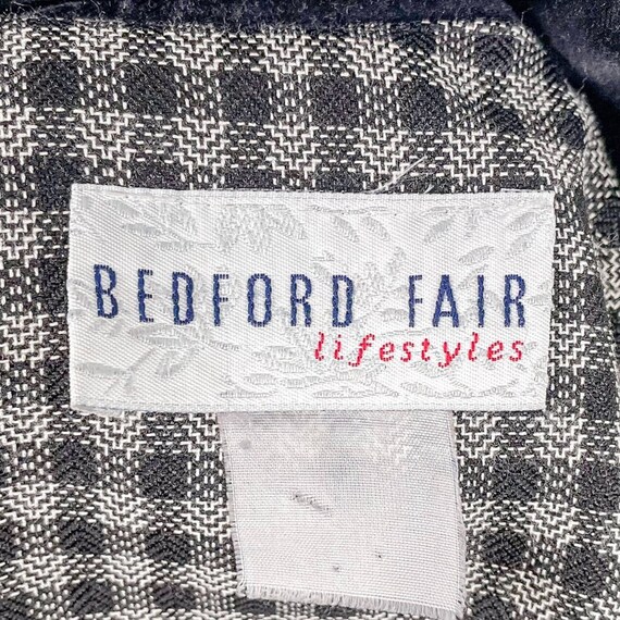 Vintage 90s Bedford Fair Lifestyles Plaid Gingham… - image 10