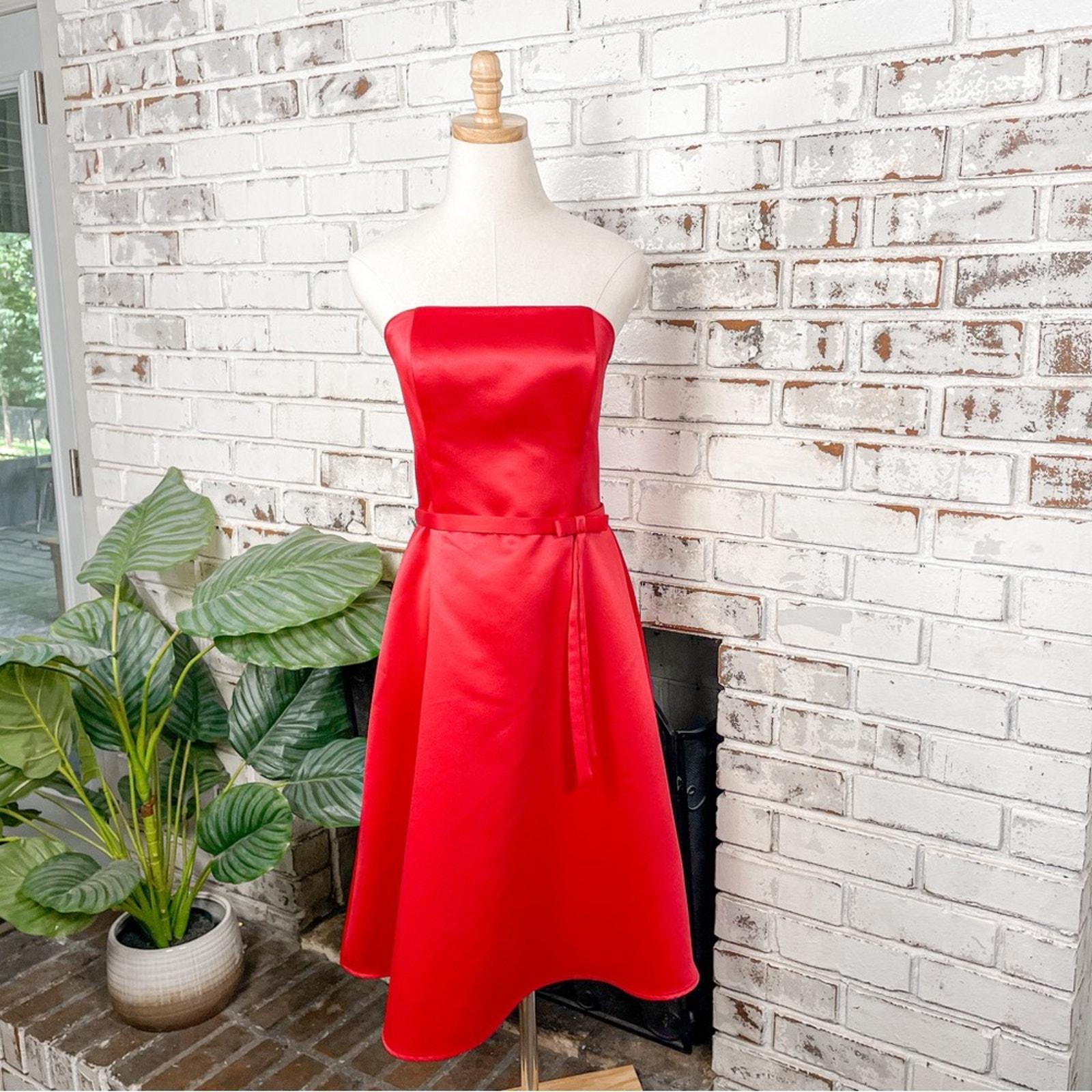 strapless open back dress Plus-Size Strapless Mini Semi-Formal Dress with Corset– PromGirl