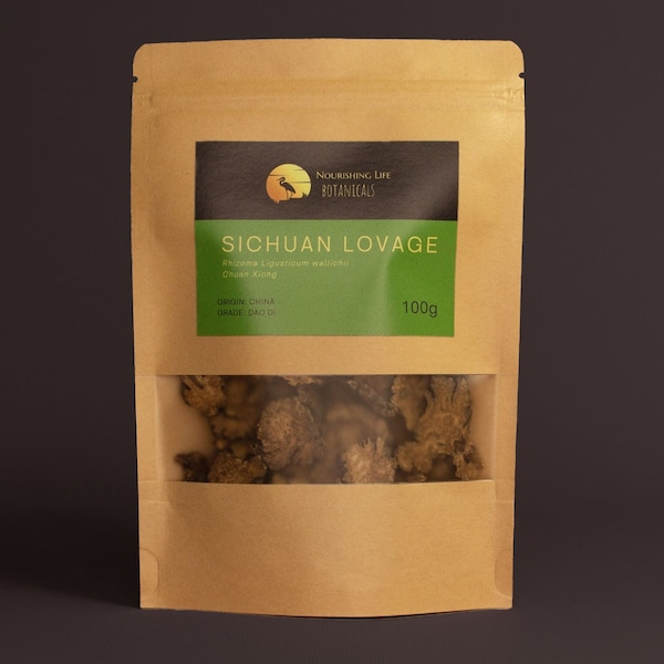 Sichuan Lovage Rhizome (Chuan Xiong) - 100g - Dao Di medicinal grade (geo-authentic and chemical free)
