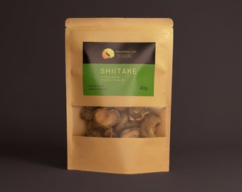 Champignons shiitake bio, séchés - 40 g