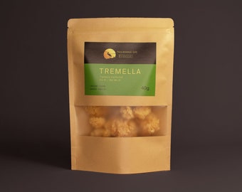 Champignon Tremella (champignon des neiges), séché - 40 g - Qualité médicinale Dao Di (sans produits chimiques)