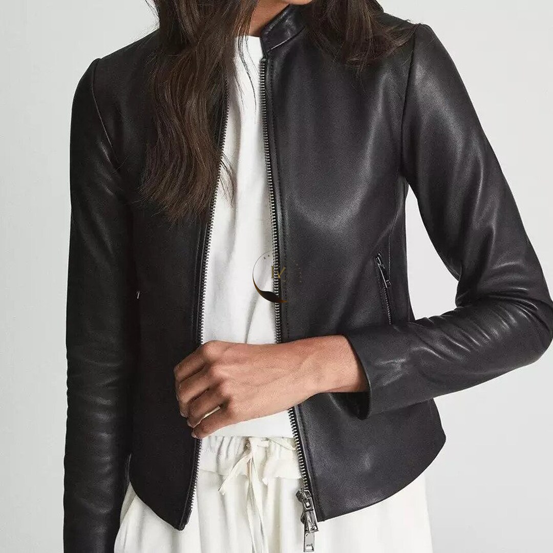Wavlynn Leather Winter Coat For Women Elegant Warm Insulated Luxury Outerwear Collection main image 1