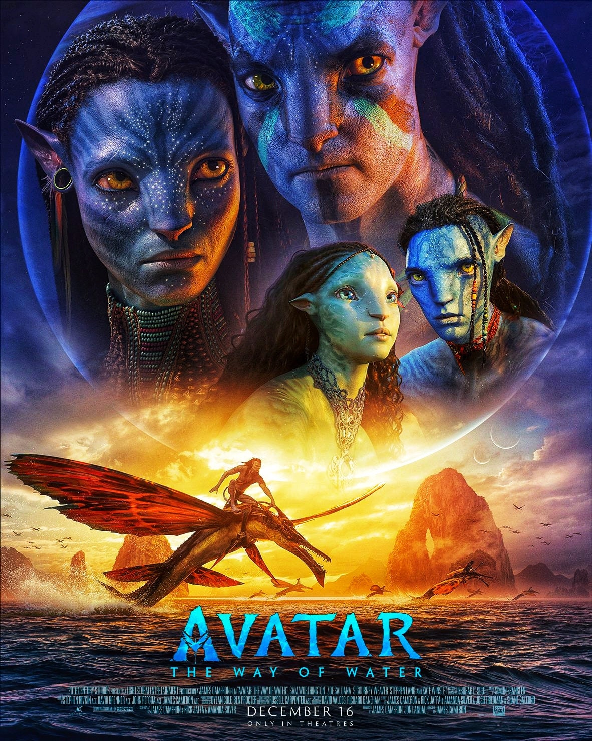Avatar 2 el camino del agua png póster oficial / png póster Etsy México