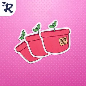 Growth Affirmation Sticker | Vinyl Matte Sticker | Laptop Sticker