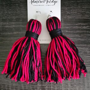 Tassel Earrings| Sports Fans | Sports Fanatics | Personalized | Custom