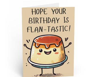 Carte d'anniversaire fantastique - Jolie carte d'anniversaire avec jeu de mots pour les amis et la famille | Jeu de mots alimentaire | Carte d'anniversaire dessert amusante