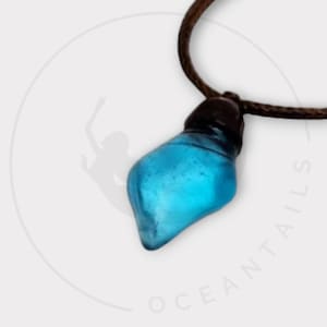 H2O Just Add Water Crystal Necklace Moonstone Mako Mermaid Seaglass Sea Glass Ocean Pendant