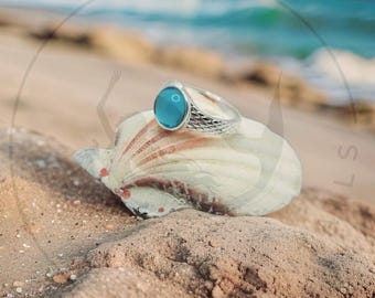 HOT Moonstone Ring Mako Mermaids Moon Pool Ring Mako