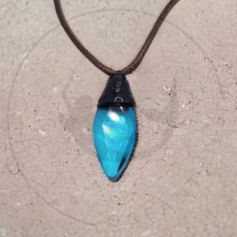 SGERUFZ Meerjungfrau Halskette Blau - Edelstahl Anhänger Mit Zirkonia Für Damen & Mädchen