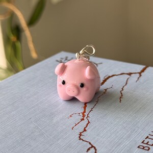 Bell, the Pig | Handmade Kawaii Clay Charm