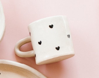 Tiny Coffee Espresso 16 Bit Heart Mug