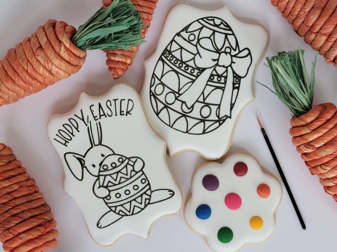 Paint Your Own Easter Sugar Cookie Kit Easter Bunny Easter Basket