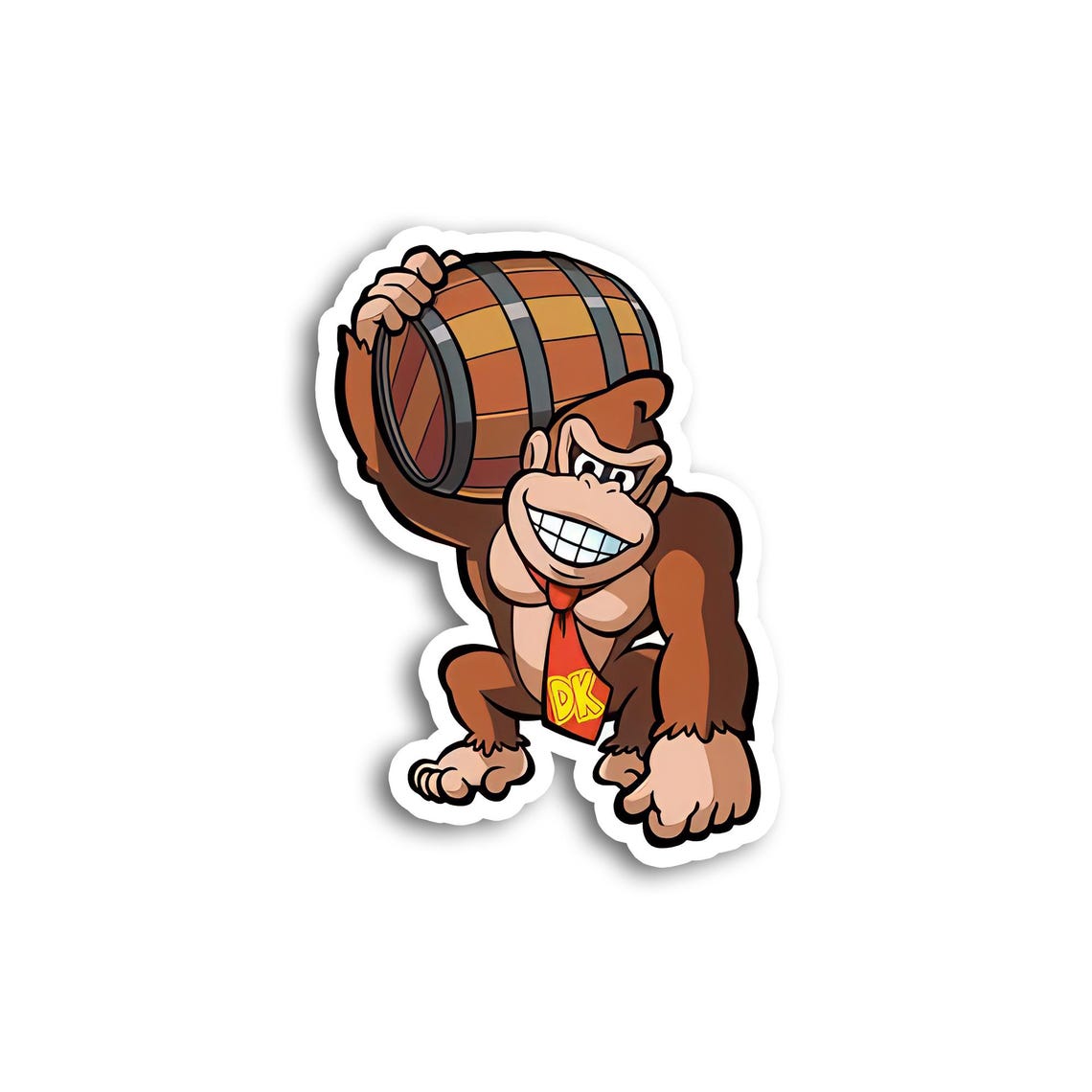 Donkey Kong Vinyl Decal – Waterproof Laptop Sticker for Water Bottle ...
