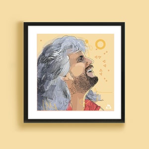 Wall art print by Pino Daniele