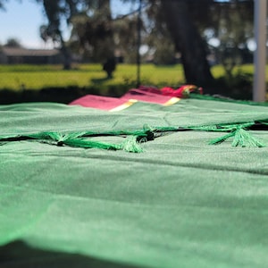 Élégant sari en soie vert bouteille avec bordure magenta pour la fête des mères, les mariages et les festivals