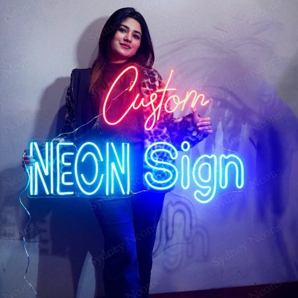 Custom Neon Sign | Neon Sign | Neon Light Customized | Neon Sign Light | Bedroom Neon Lights | Custom Made Neon Light | Anime Neon Sign