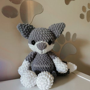 Wolf crochet pattern, wolf amigurumi pattern, crochet pattern, amigurumi pattern, crochet wolf, crochet dog