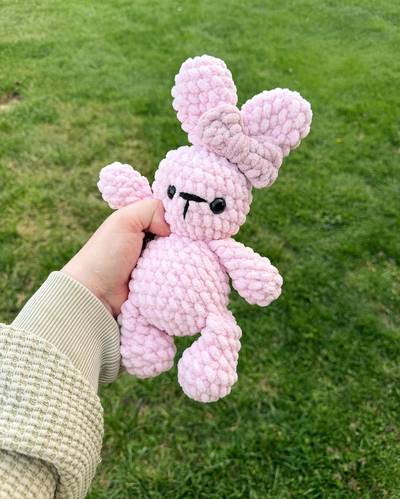 bun bun the bunny | crochet bunny pattern, amigurumi bunny, amigurumi, pattern, low sew, crochet rabbit, crochet spring pattern image 7