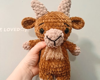 Billy Goat & Baphomet “Duo” Crochet Pattern- amigurumi Billy goat, amigurumi goat, amigurumi baphomet, crochet goat, crochet baphomet, goth