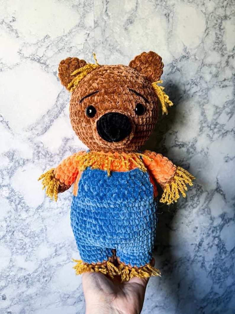 PDF Bear Crochet Pattern, Belly friend Bear Crochet Pattern, Crochet Pattern, Bear Amigurumi Pattern image 5