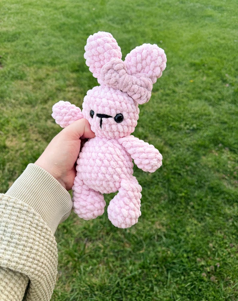 bun bun the bunny | crochet bunny pattern, amigurumi bunny, amigurumi, pattern, low sew, crochet rabbit, crochet spring pattern image 5