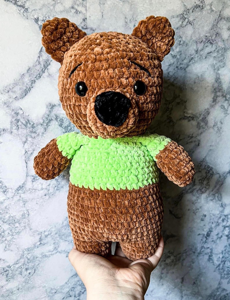 PDF Bear Crochet Pattern, Belly friend Bear Crochet Pattern, Crochet Pattern, Bear Amigurumi Pattern image 3