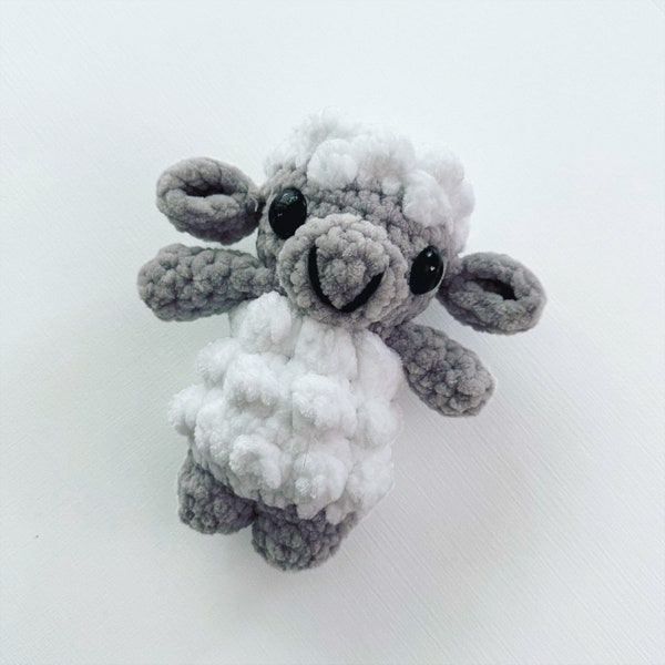 Teeny pal lamb- crochet sheep pattern, lamb pattern