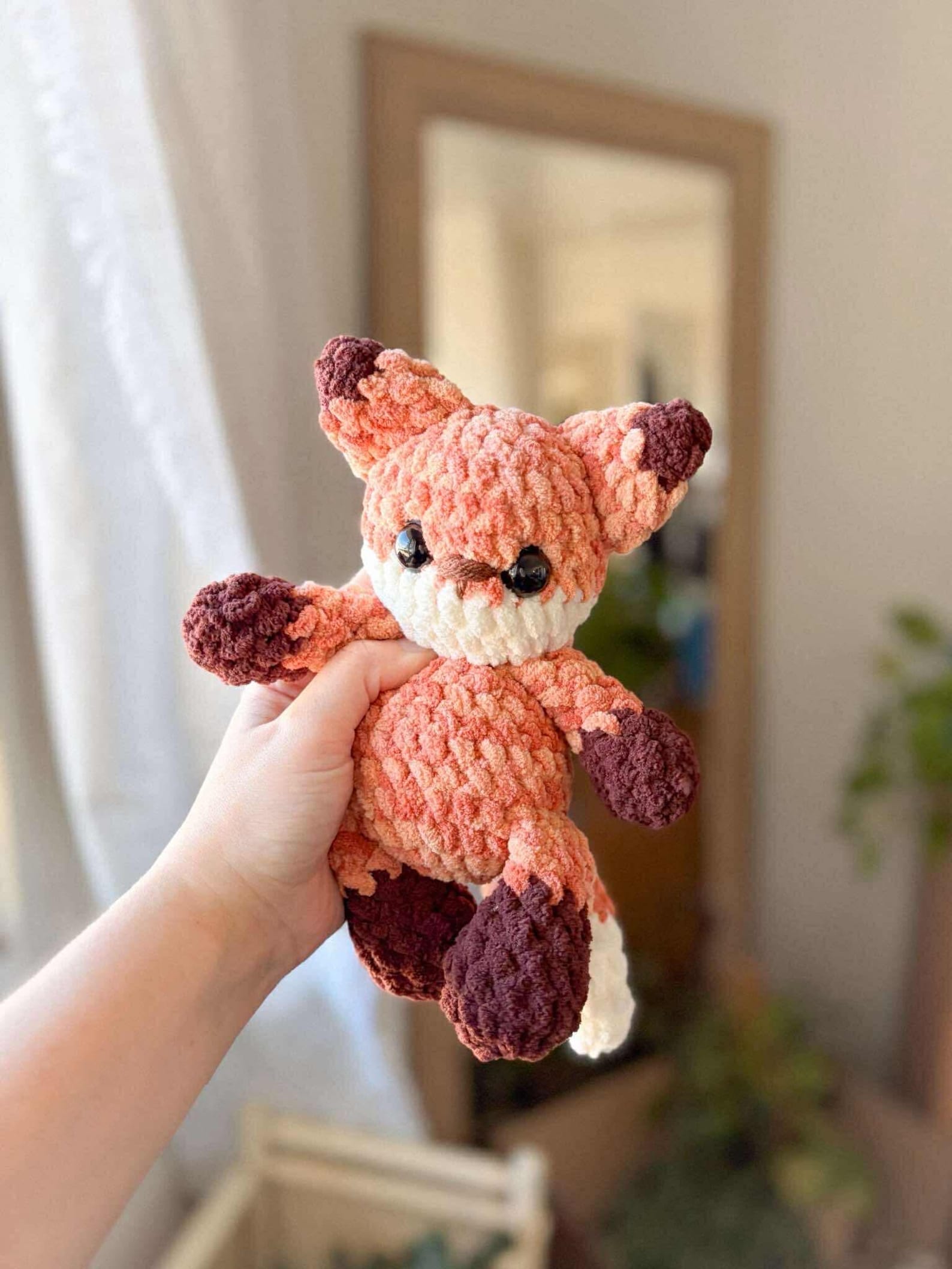 Todd the Fox | Crochet Fox Pattern, Low Sew, Crochet Pattern, Woodland ...