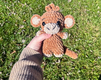 Patrón mono bebé crochet- mono amigurumi crochet, patrón mono crochet, patrón safari crochet