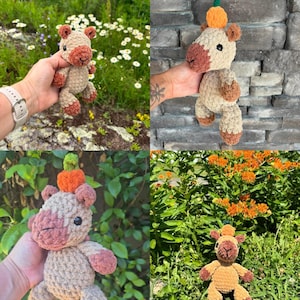 Cara the capybara | amigurumi capybara pattern, no sew, low sew, crochet pattern, crochet, crochet capybara, PDF image 9