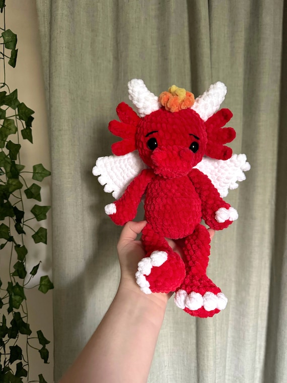 Crochet dragon pattern- dragon amigurumi, mythical crochet pattern, dragon pattern