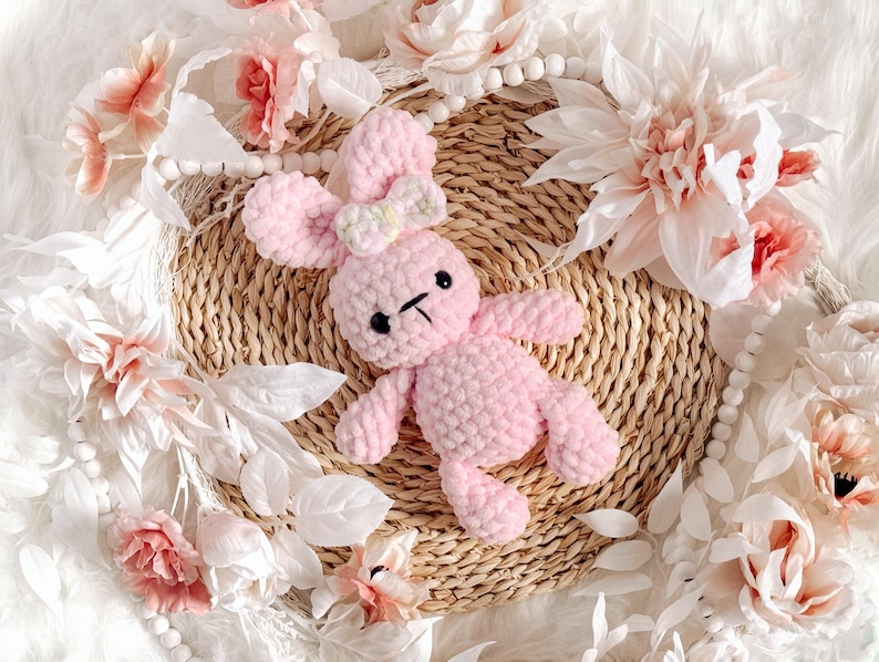 bun bun the bunny | crochet bunny pattern, amigurumi bunny, amigurumi, pattern, low sew, crochet rabbit, crochet spring pattern image 8
