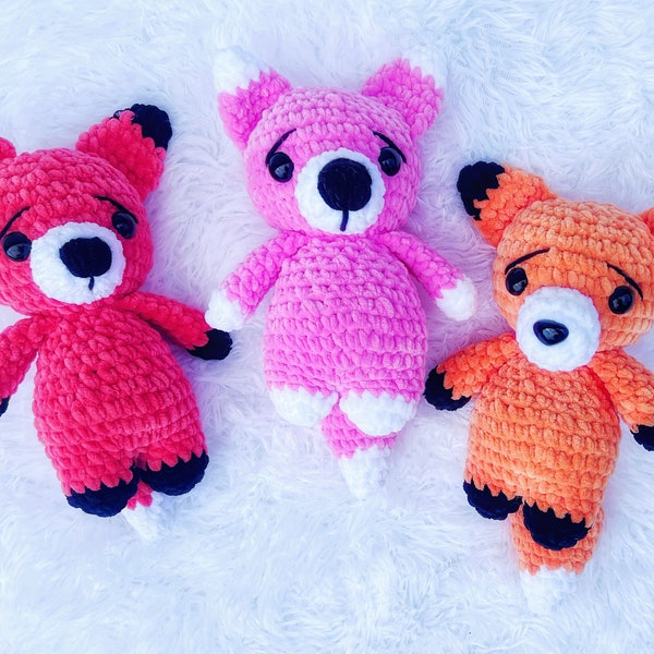 PDF fox crochet pattern, fall crochet, fox amigurumi, fox pattern, mini crochet, fast crochet pattern, amigurumi pattern, crochet pattern
