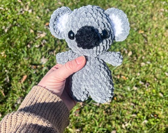 Crochet baby koala pattern- amigurumi koala, crochet safari pattern, koala crochet