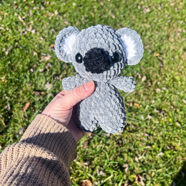 Crochet baby koala pattern- amigurumi koala, crochet safari pattern, koala crochet