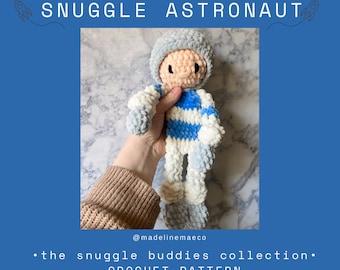 Crochet Astronaut Pattern- crochet lovey pattern, crochet snuggler pattern, astronaut crochet pattern, space crochet pattern, spaceman