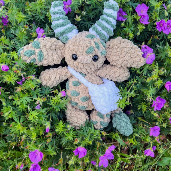 xylo the forest guardian | amigurumi pattern, low sew, crochet pattern, amigurumi, sprites, mythical, mystical
