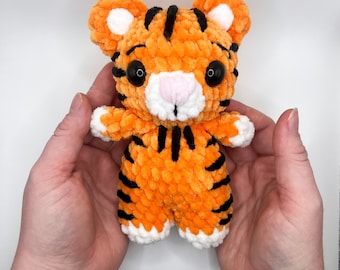 Crochet baby tiger pattern- amigurumi tiger, crochet tiger pattern