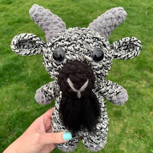 Billy Goat & Baphomet Duo Crochet Pattern amigurumi Billy goat, amigurumi goat, amigurumi baphomet, crochet goat, crochet baphomet, goth image 6