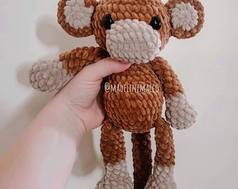 Crochet Monkey Pattern- crochet pattern, amigurumi pattern, monkey crochet, monkey amigurumi