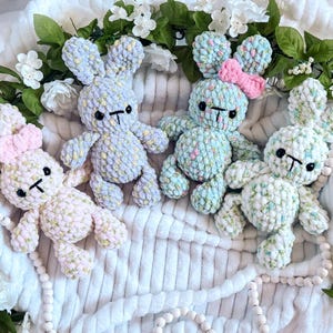 bun bun the bunny | crochet bunny pattern, amigurumi bunny, amigurumi, pattern, low sew, crochet rabbit, crochet spring pattern image 3