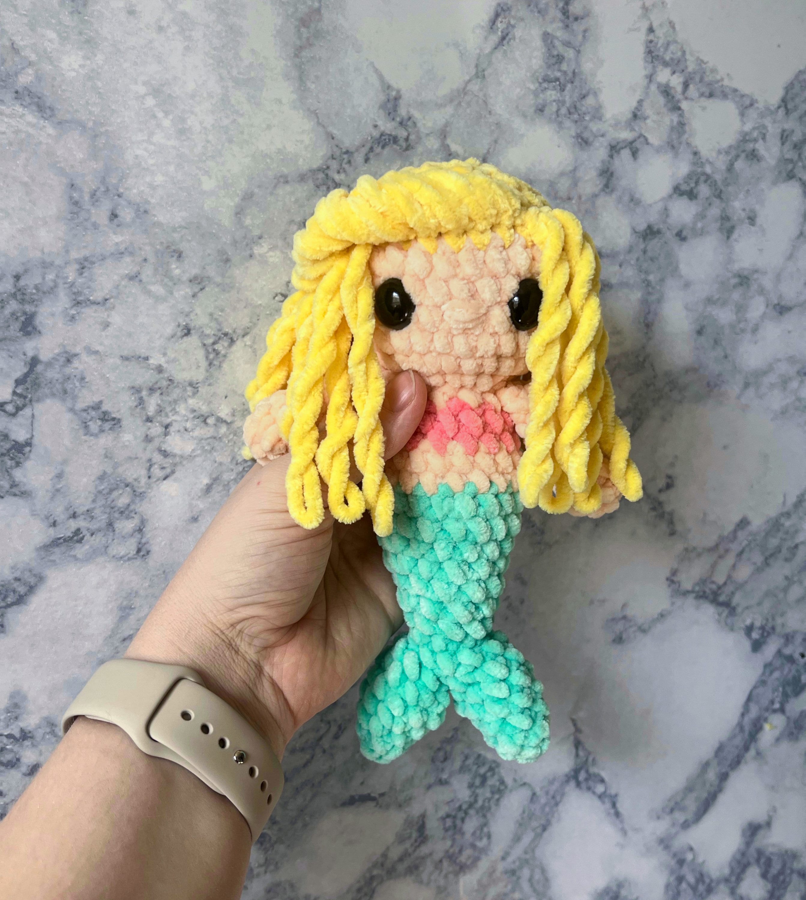 30 Mermaid Crochet Patterns: Amigurumi Dolls, Pocket Mermaids, and Creative Sea-Inspired... 2 Baby Mermaid Crochet Pattern