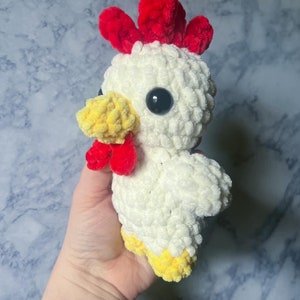 Teeny Pal Chicken- crochet chicken, amigurumi pattern, farm crochet