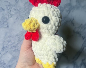 Teeny Pal Chicken- crochet chicken, amigurumi pattern, farm crochet