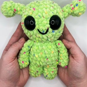 Teeny pal alien crochet alien, space crochet pattern, alien amigurumi, crochet alien pattern, crochet pattern image 5