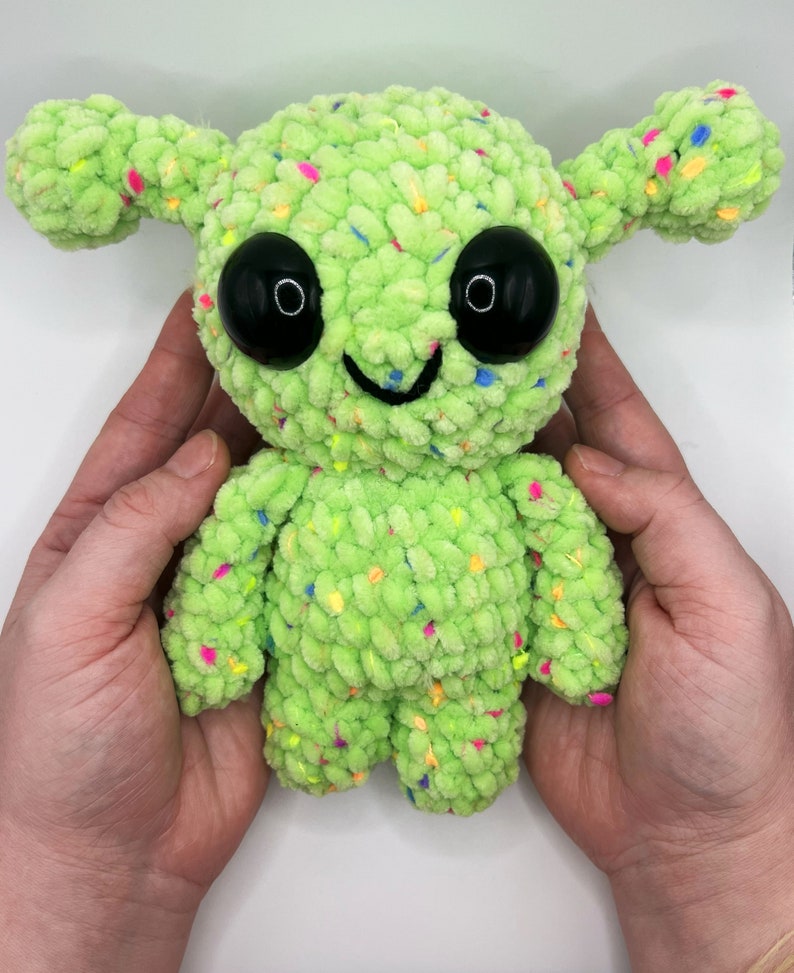 Teeny pal alien crochet alien, space crochet pattern, alien amigurumi, crochet alien pattern, crochet pattern image 5