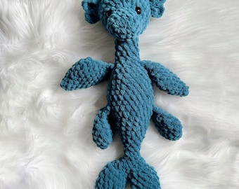Nessie-gehaakt Nessie-patroon, cryptid-haakpatroon, amigurumi-cryptid, amigurumi-wezens, gehaakt mythisch patroon, monster van Loch Ness