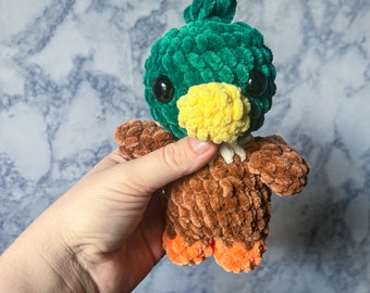 Teeny Pal Mallard- crochet mallard, crochet pattern, amigurumi mallard, farm crochet pattern