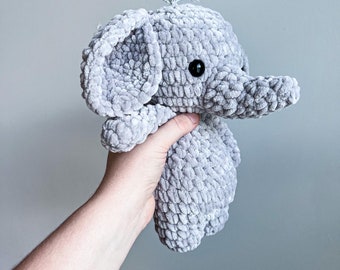 PDF elephant crochet pattern, elephant amigurumi, animal crochet pattern, mini crochet, amigurumi pattern, crochet patter, safari crochet